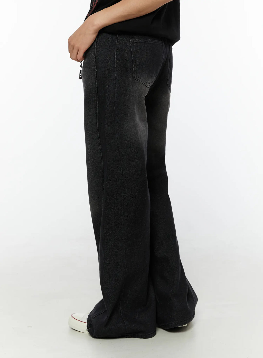 Men's Kane Wash Wide Leg Jeans IG506