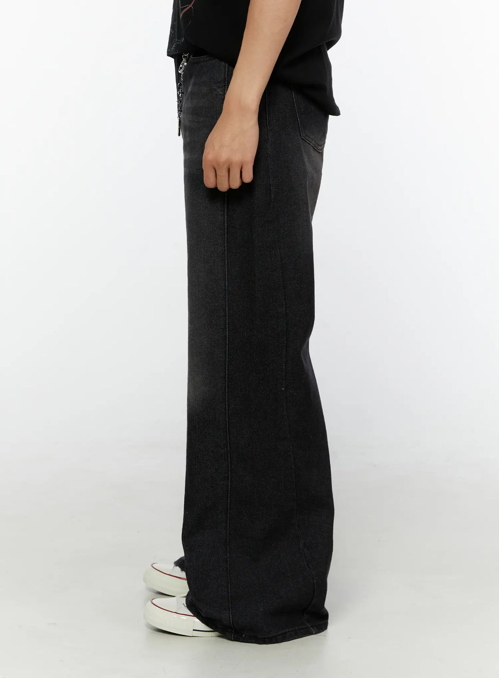 Men's Kane Wash Wide Leg Jeans IG506