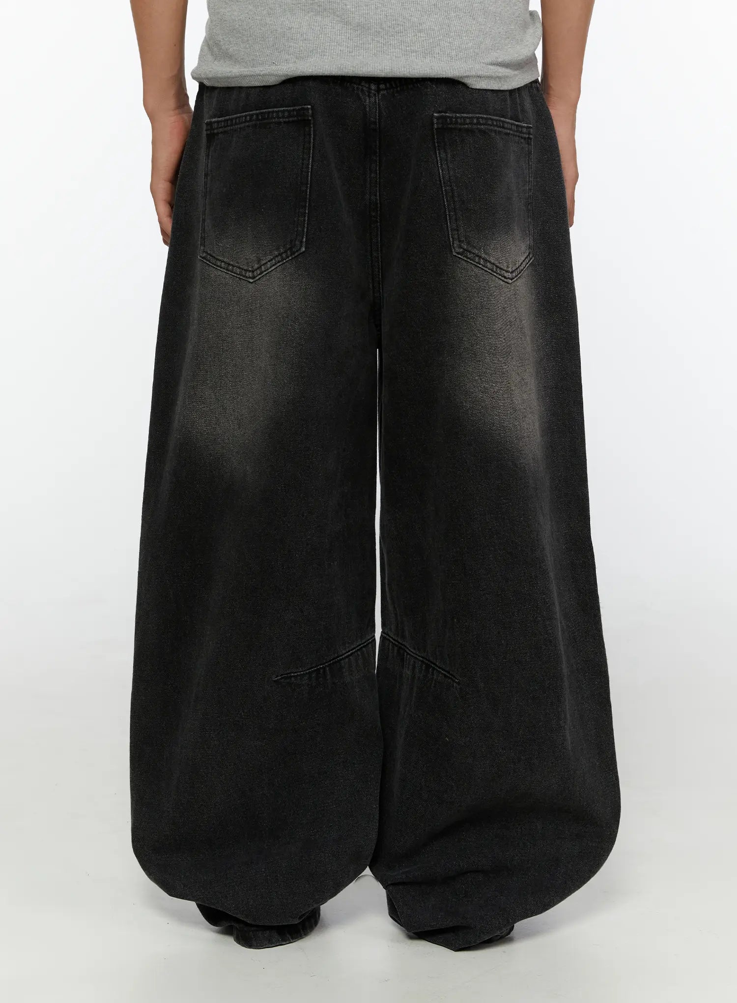 Men's Leon Dark Wash Baggy Jeans IG507