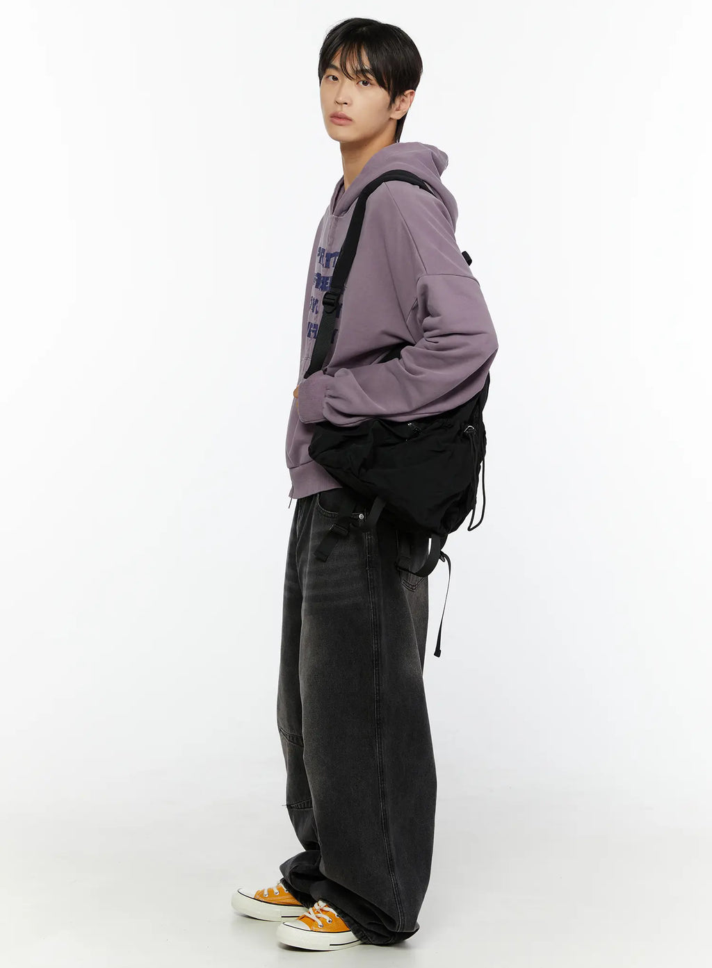 Men's Leon Dark Wash Baggy Jeans IG507