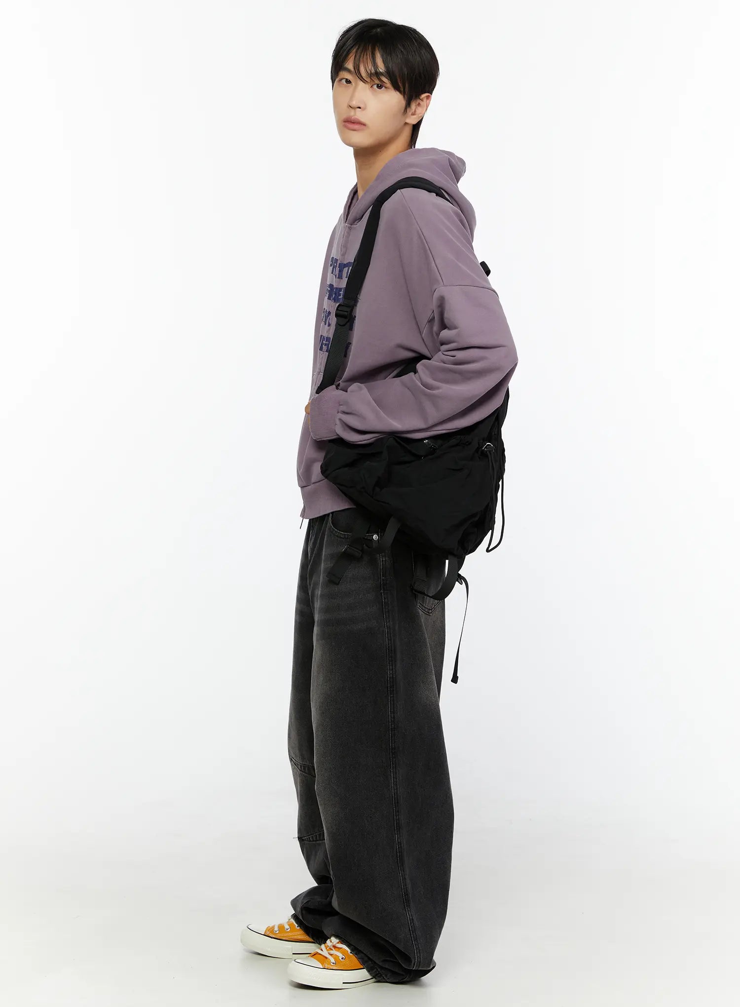Men's Leon Dark Wash Baggy Jeans IG507