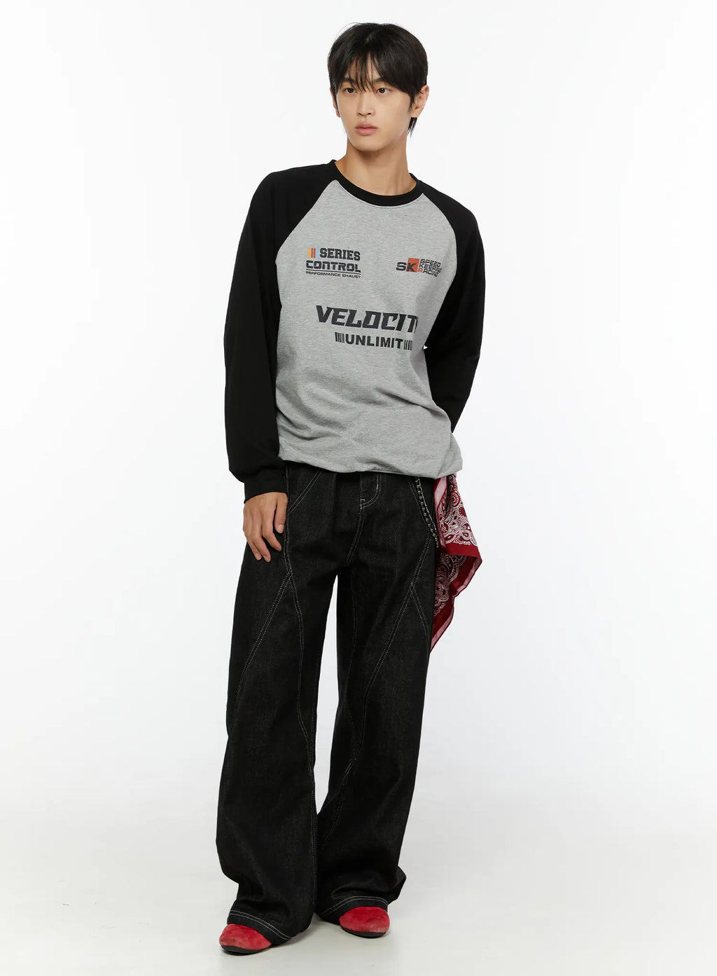 Men's Loki Wide-Leg Jeans IG507