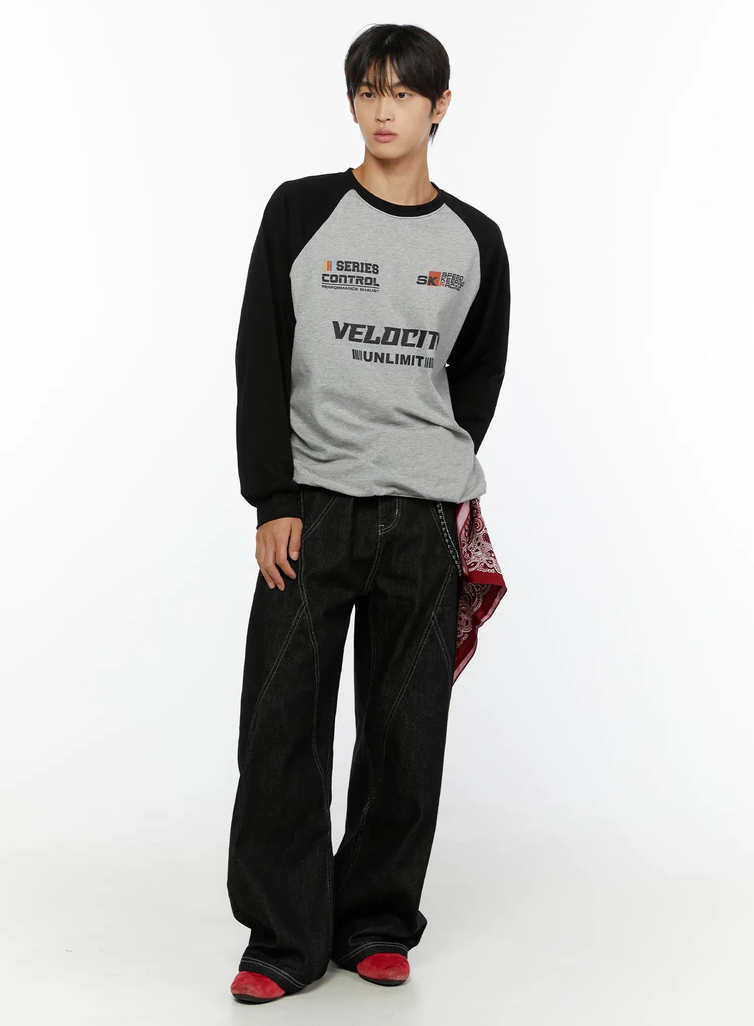 Men's Loki Wide-Leg Jeans IG507