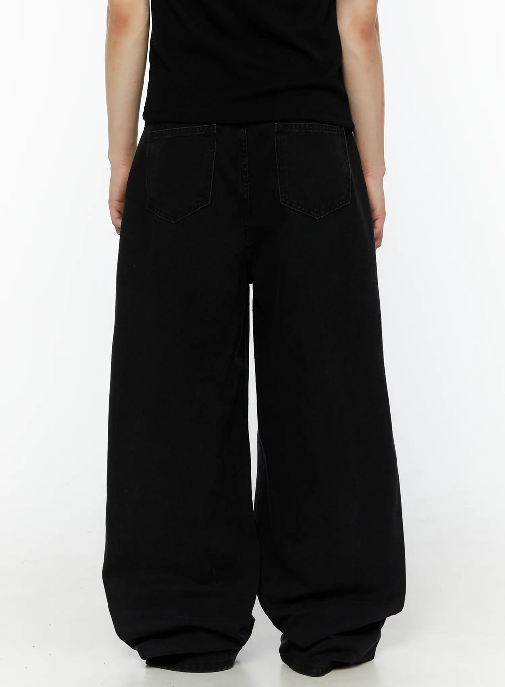Men's Relaxed Fit Wide Leg Jeans IL509