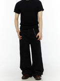 Men's Relaxed Fit Wide Leg Jeans IL509