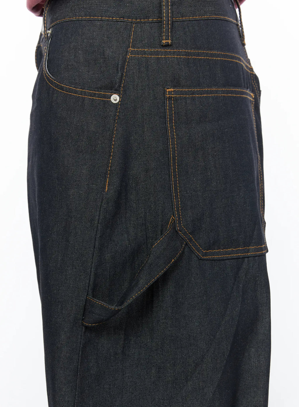 Men's Washed Wide Leg Jeans IL510