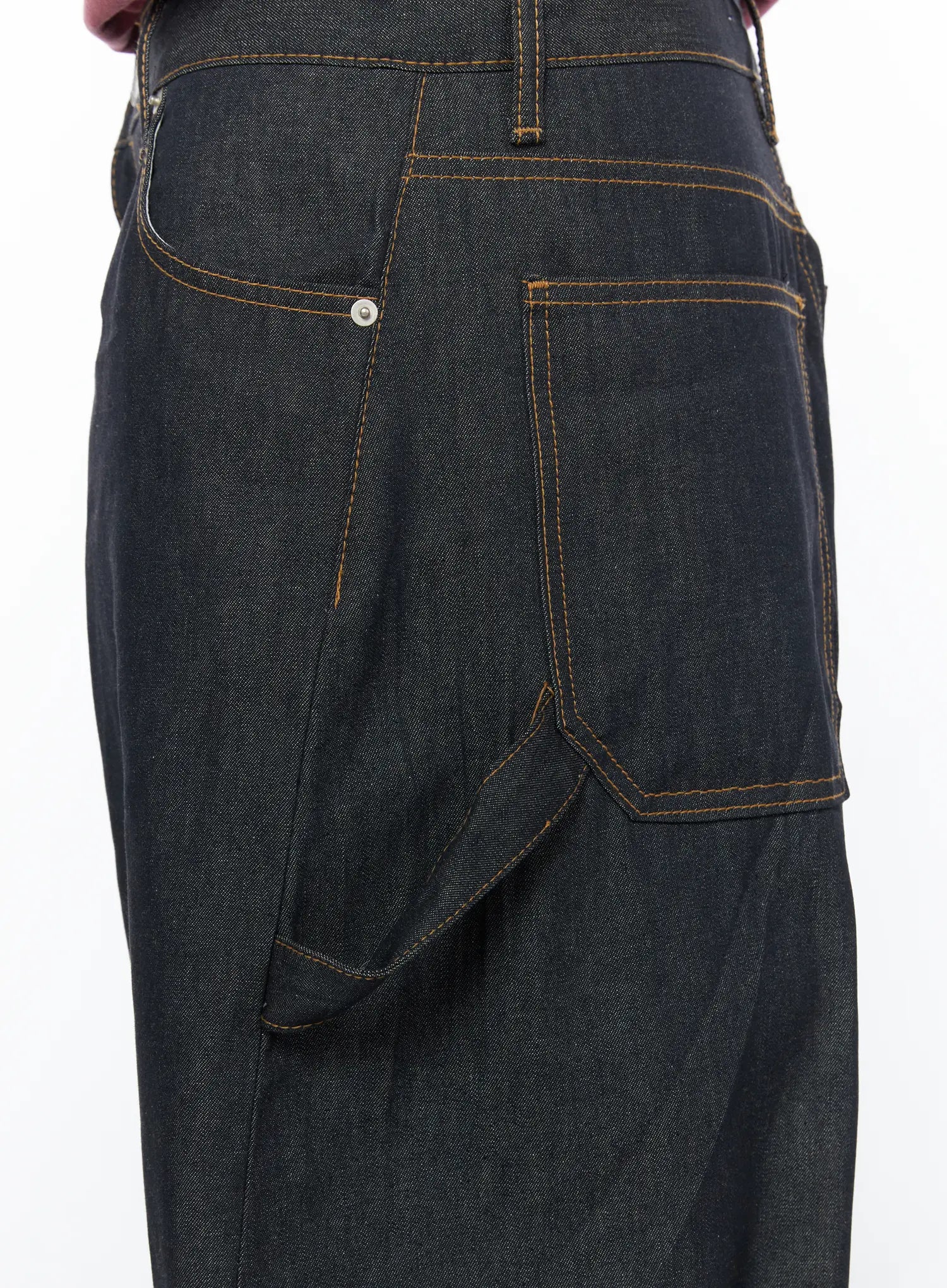 Men's Washed Wide Leg Jeans IL510