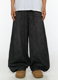 Men's Wide Leg Balloon Jeans IL515
