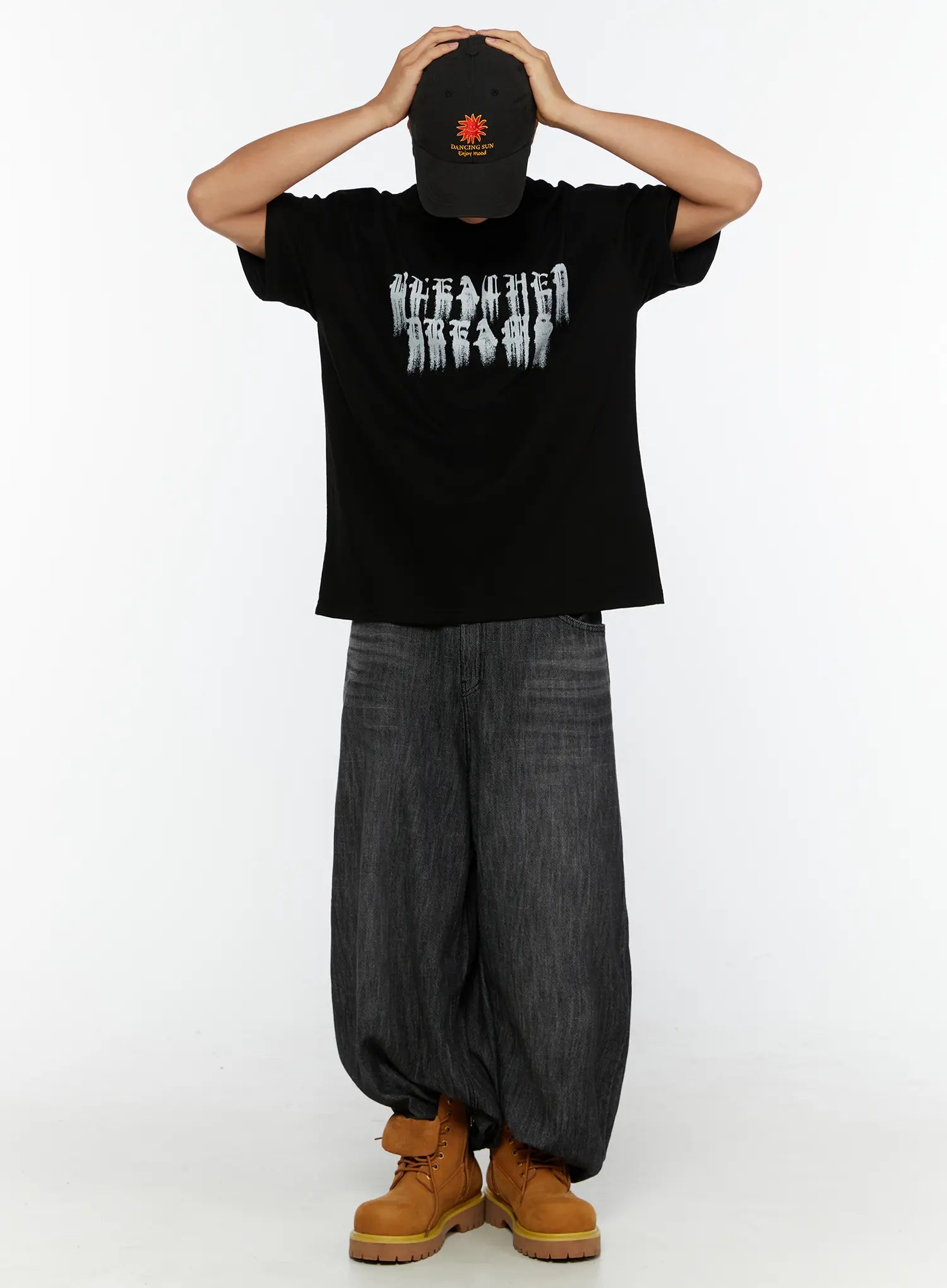 Men's Wide Leg Balloon Jeans IL515