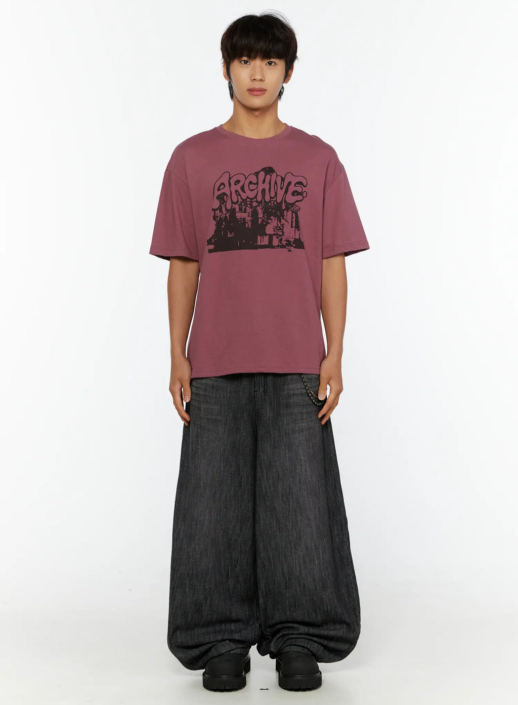 Men's Wide Leg Balloon Jeans IL515