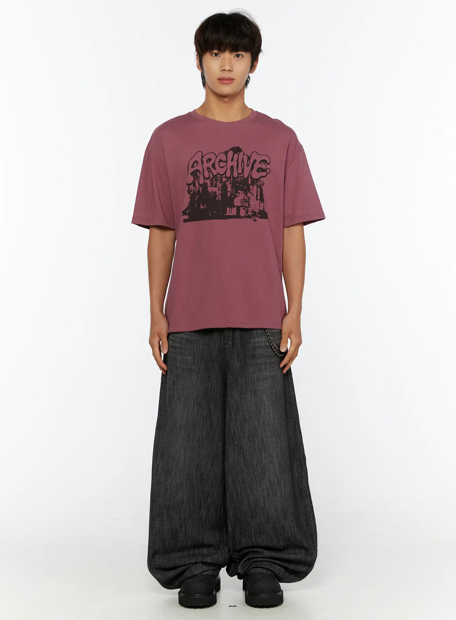 Men's Wide Leg Balloon Jeans IL515