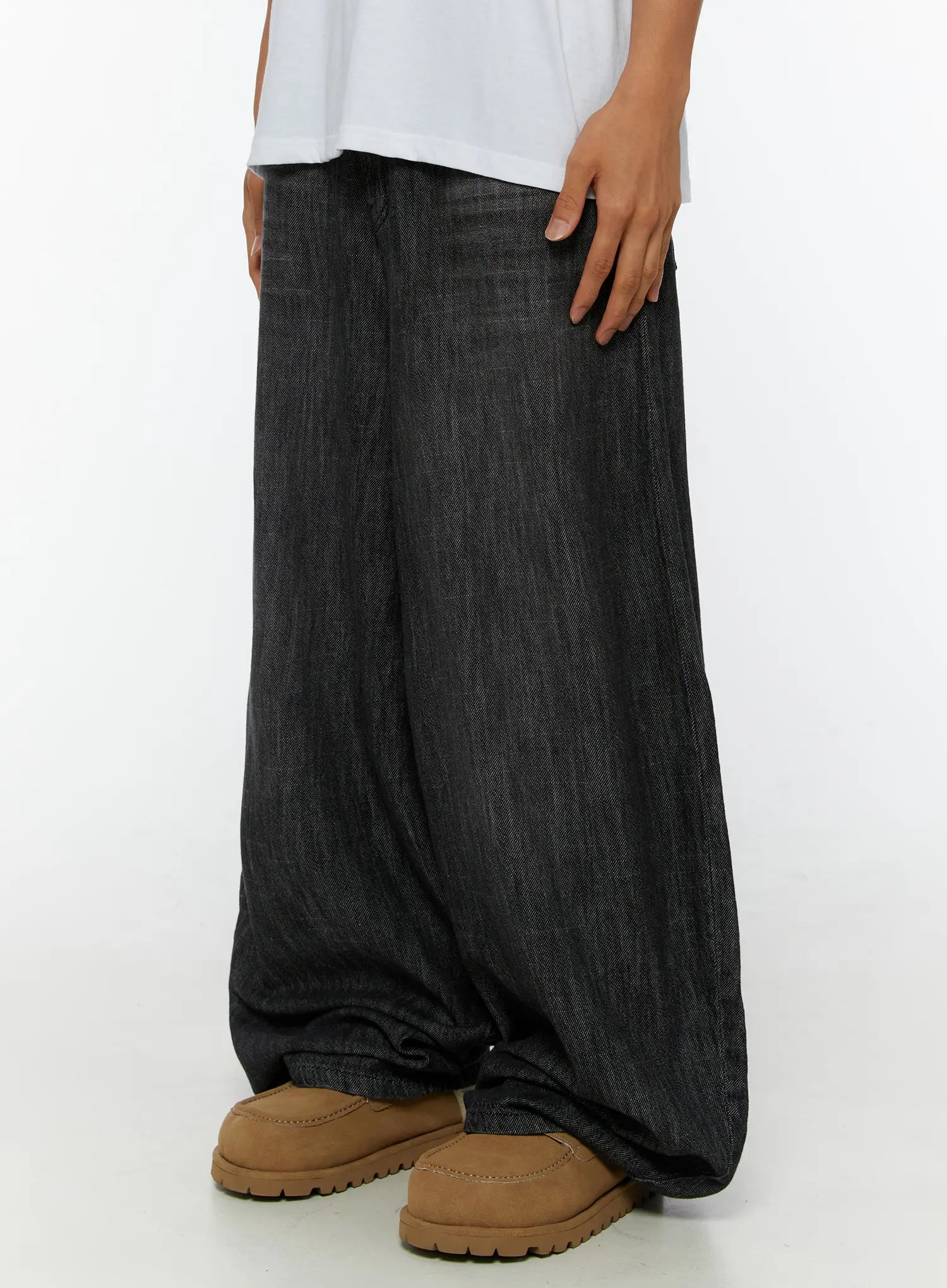 Men's Wide Leg Balloon Jeans IL515
