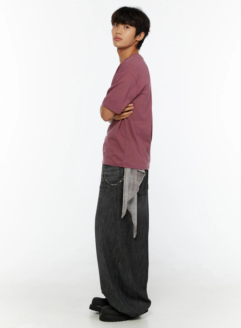 Men's Wide Leg Balloon Jeans IL515