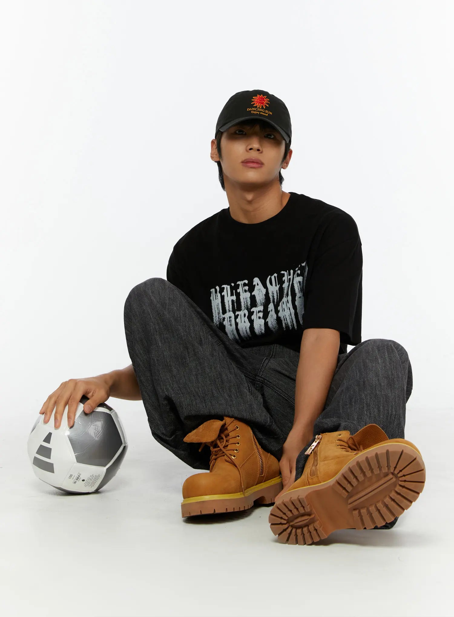 Men's Wide Leg Balloon Jeans IL515