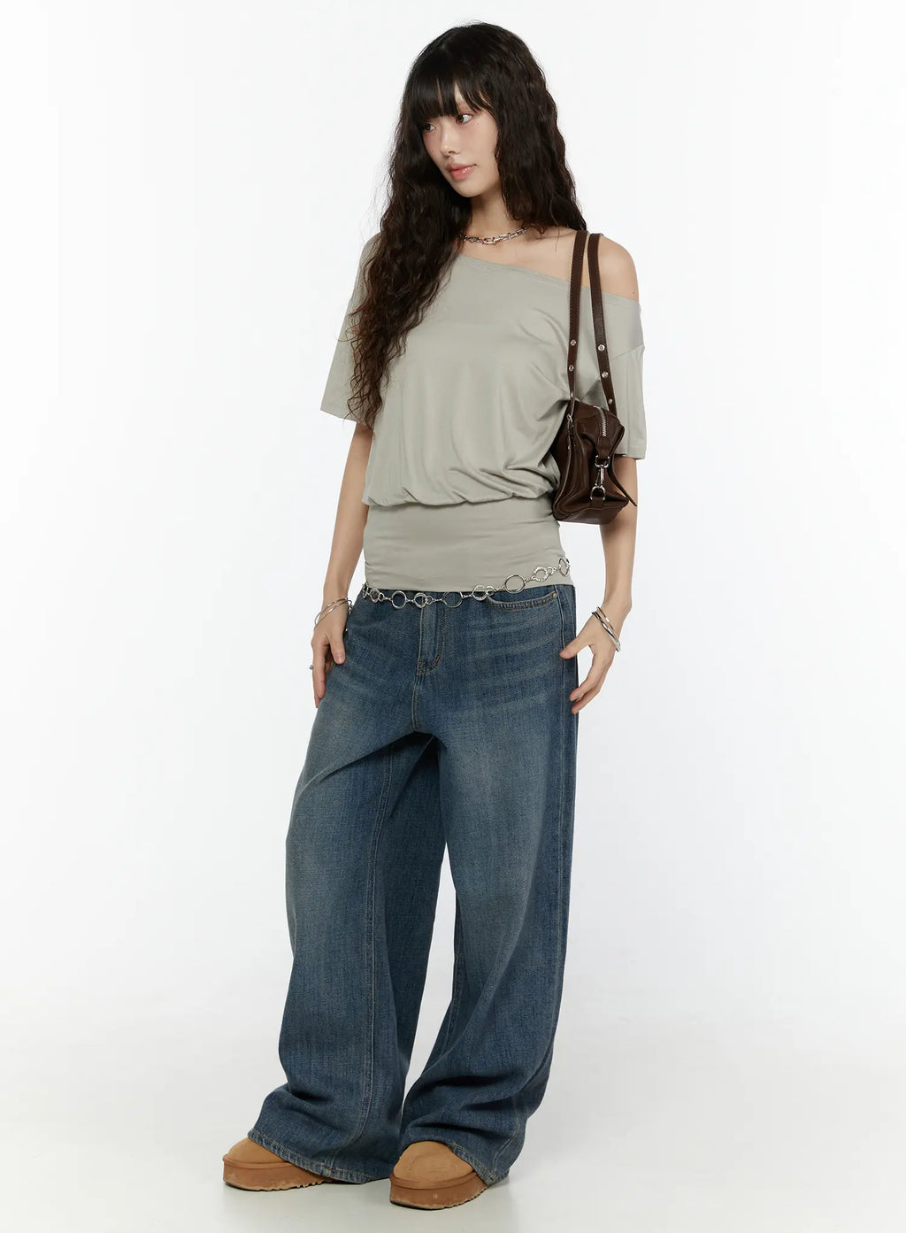 Michaela Low-Rise Baggy Jeans CG512
