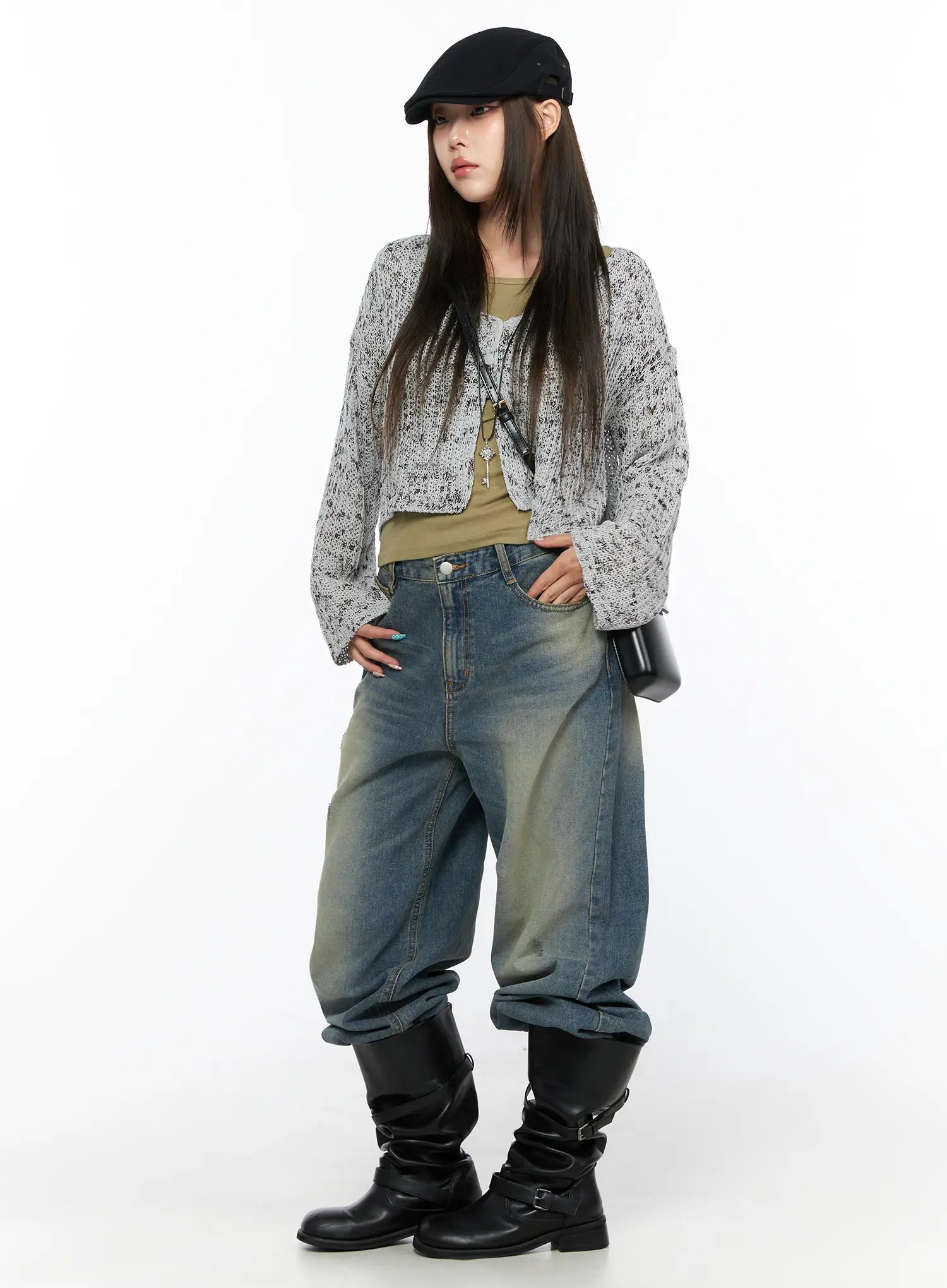 Nayela Vintage Wide Leg Jeans CL517
