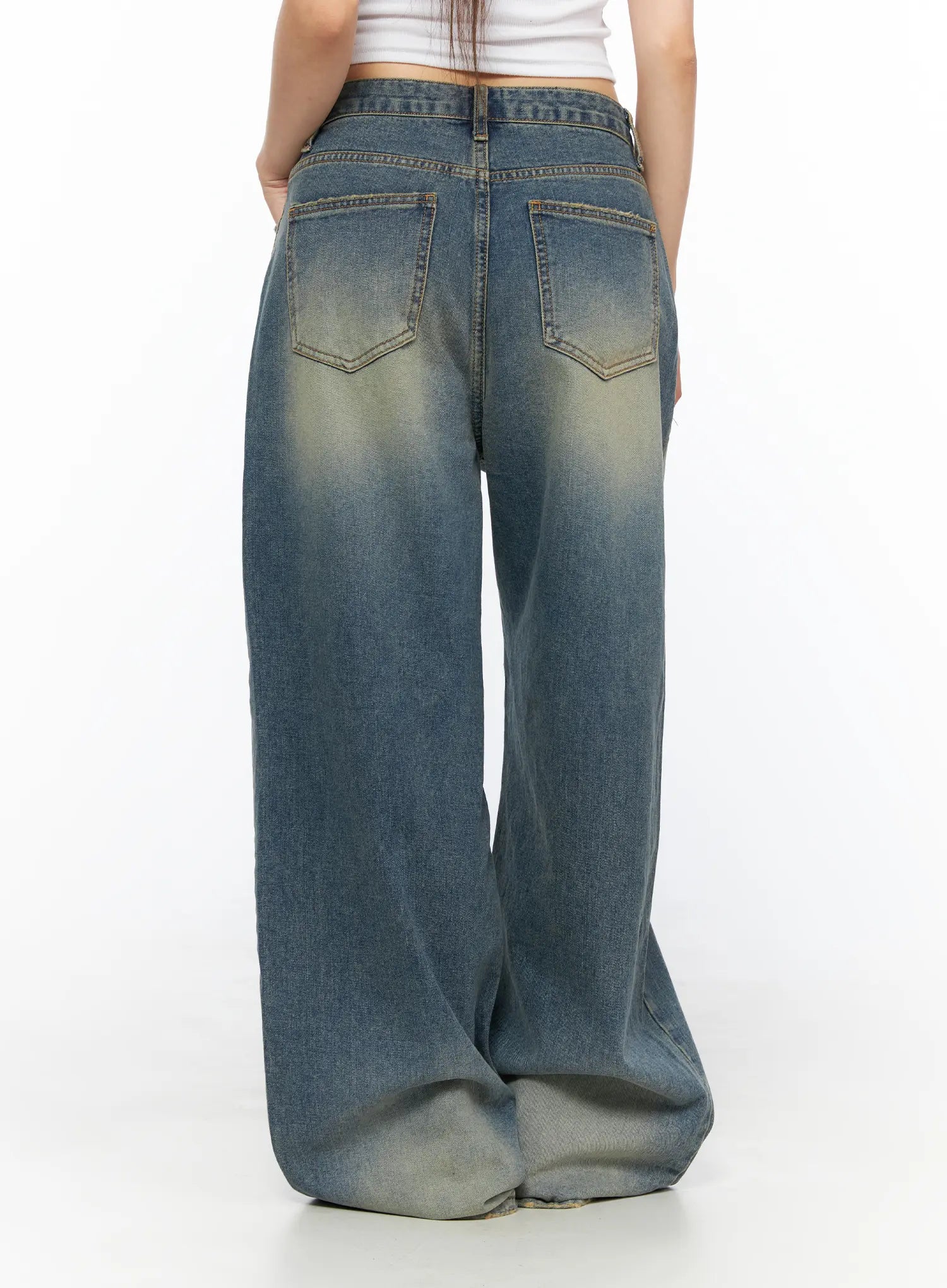 Nayela Vintage Wide Leg Jeans CL517