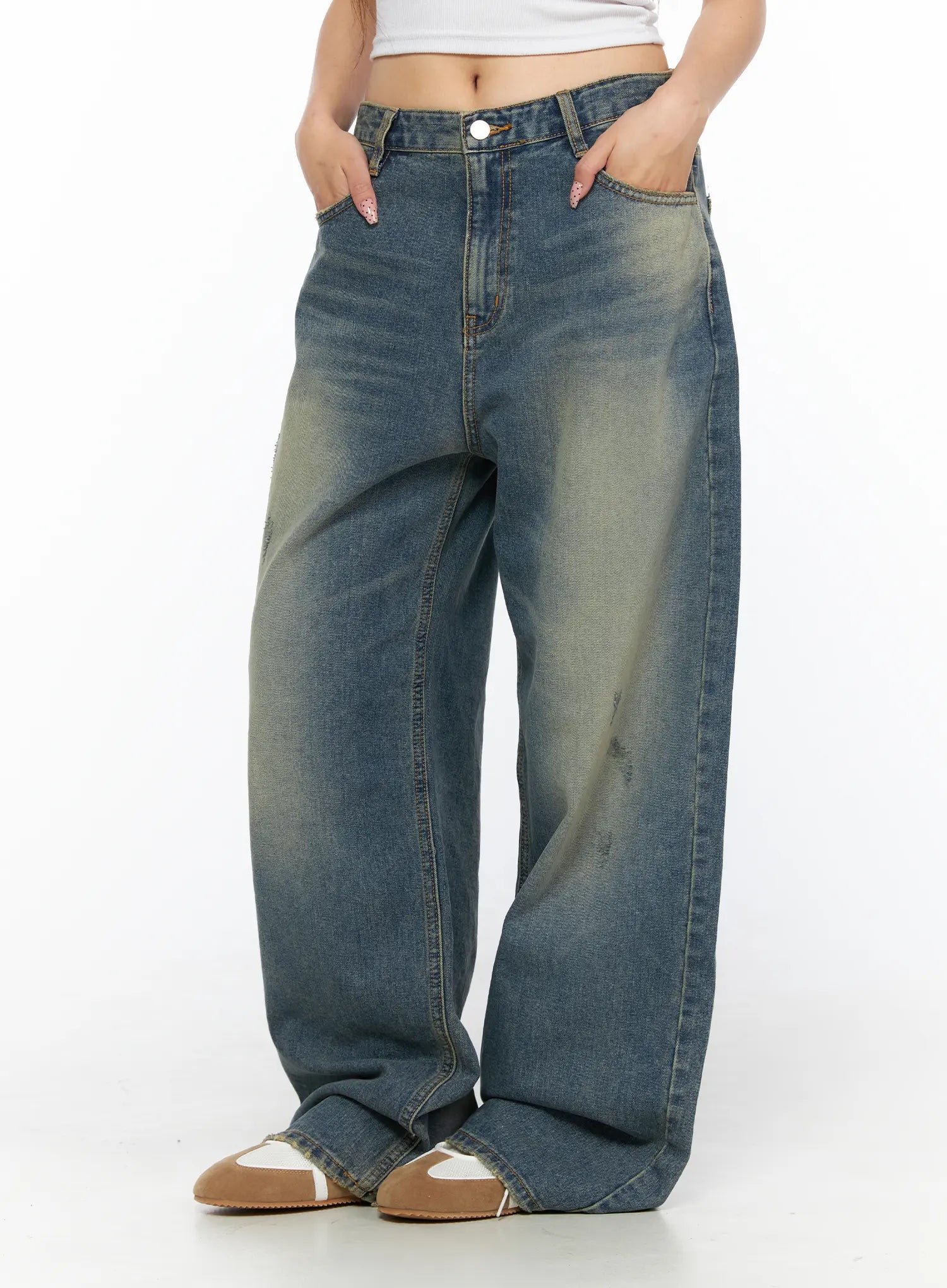 Nayela Vintage Wide Leg Jeans CL517