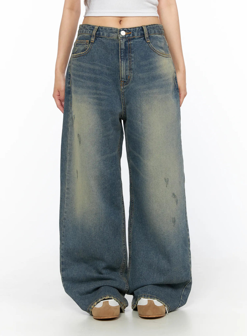 Nayela Vintage Wide Leg Jeans CL517