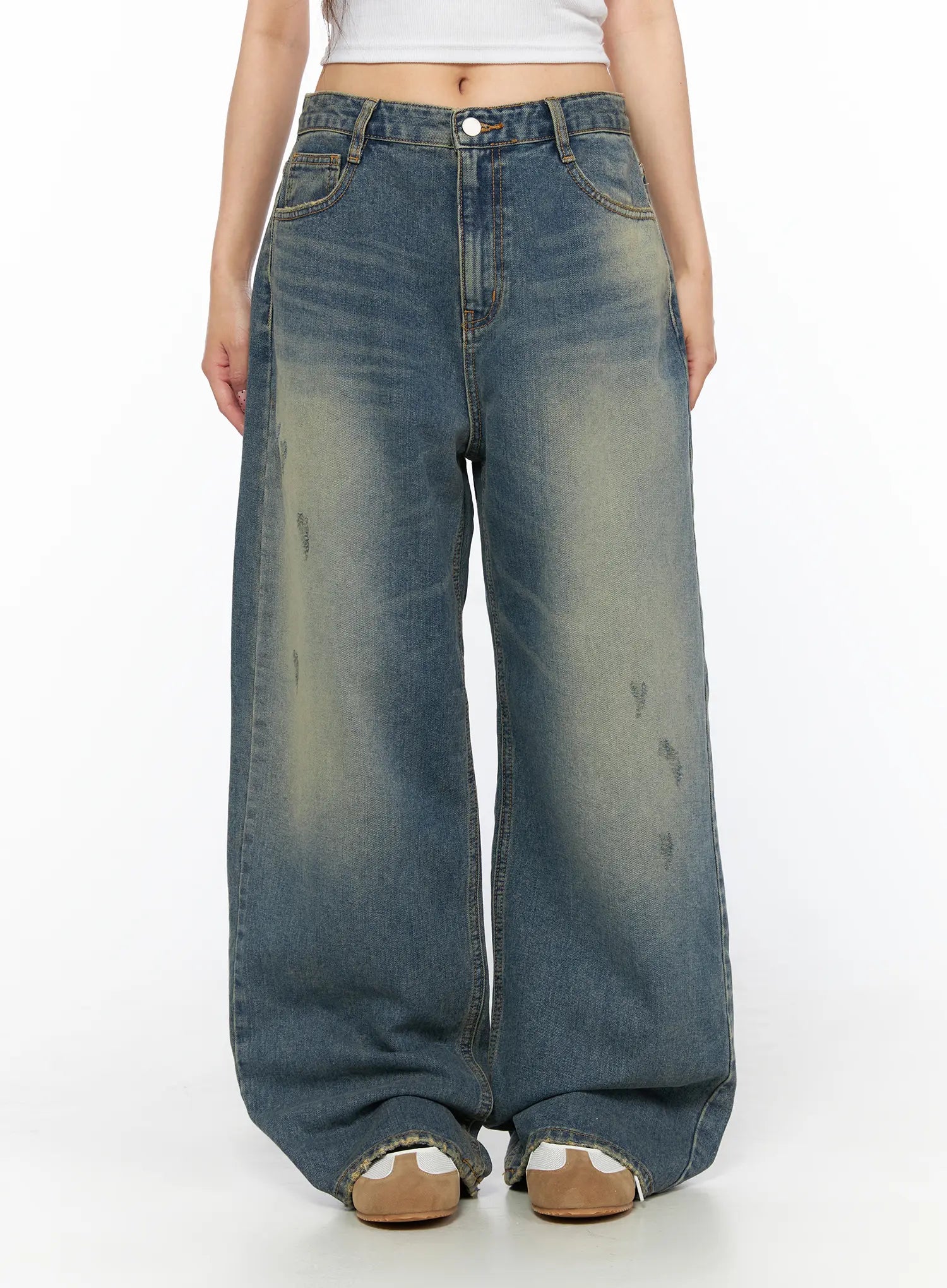 Nayela Vintage Wide Leg Jeans CL517