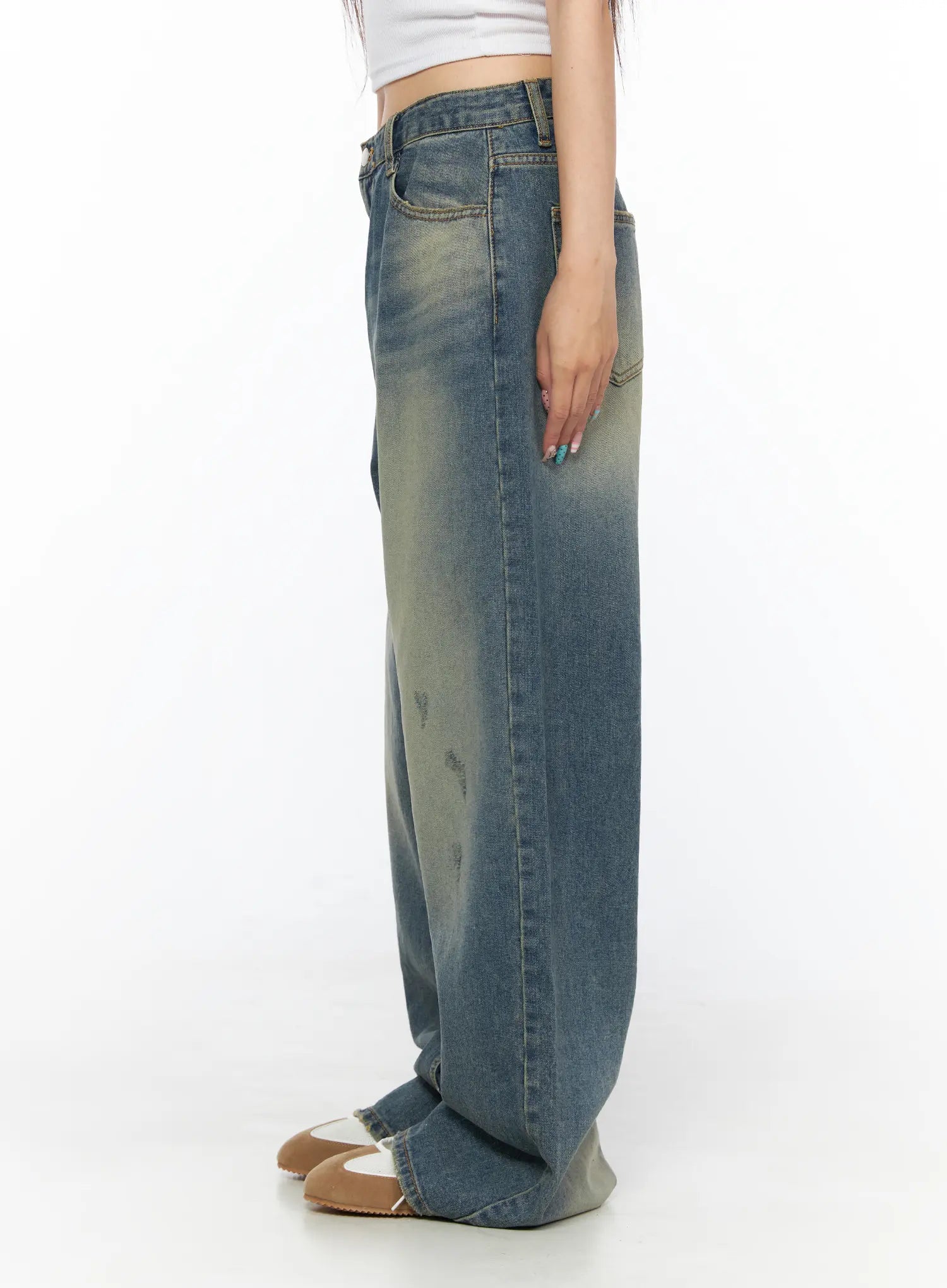 Nayela Vintage Wide Leg Jeans CL517