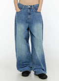 Robbie Washed Wide Leg Jeans CG511