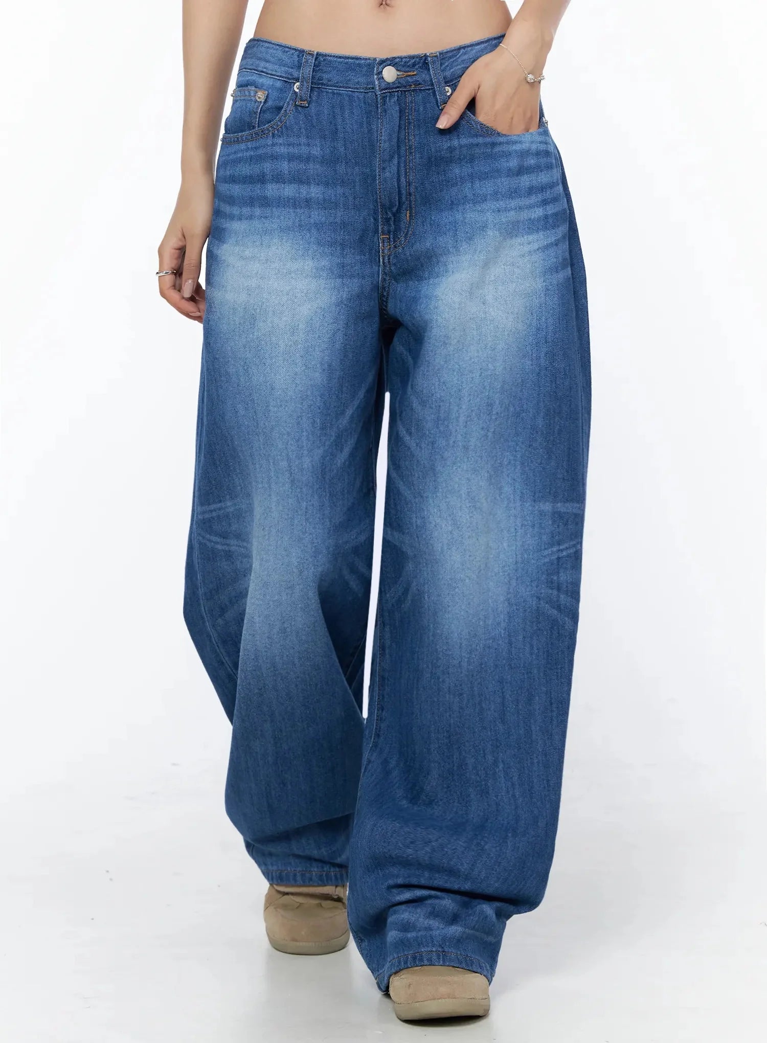 Trisha Long Baggy Jeans IL531