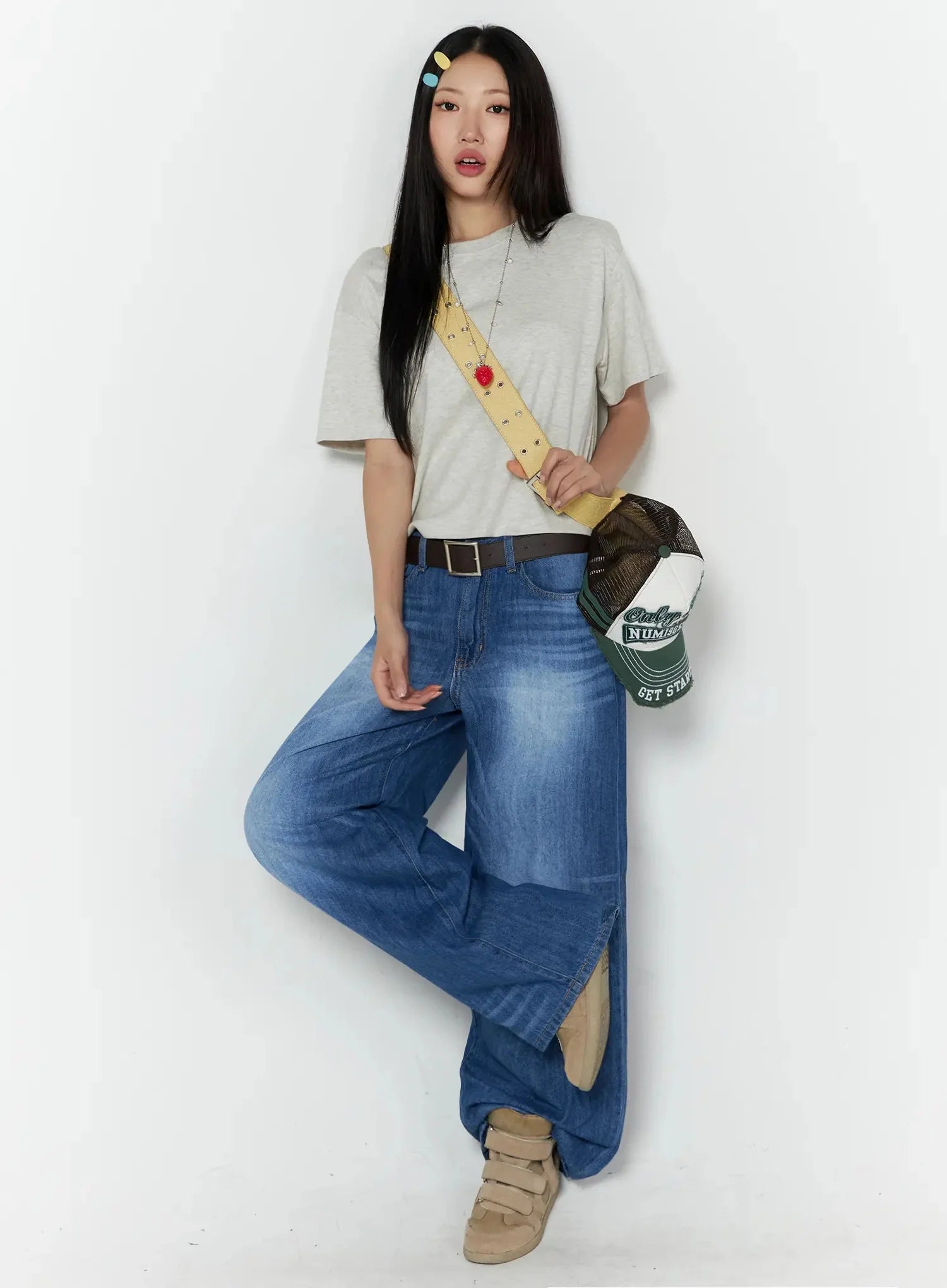 Trisha Long Baggy Jeans IL531