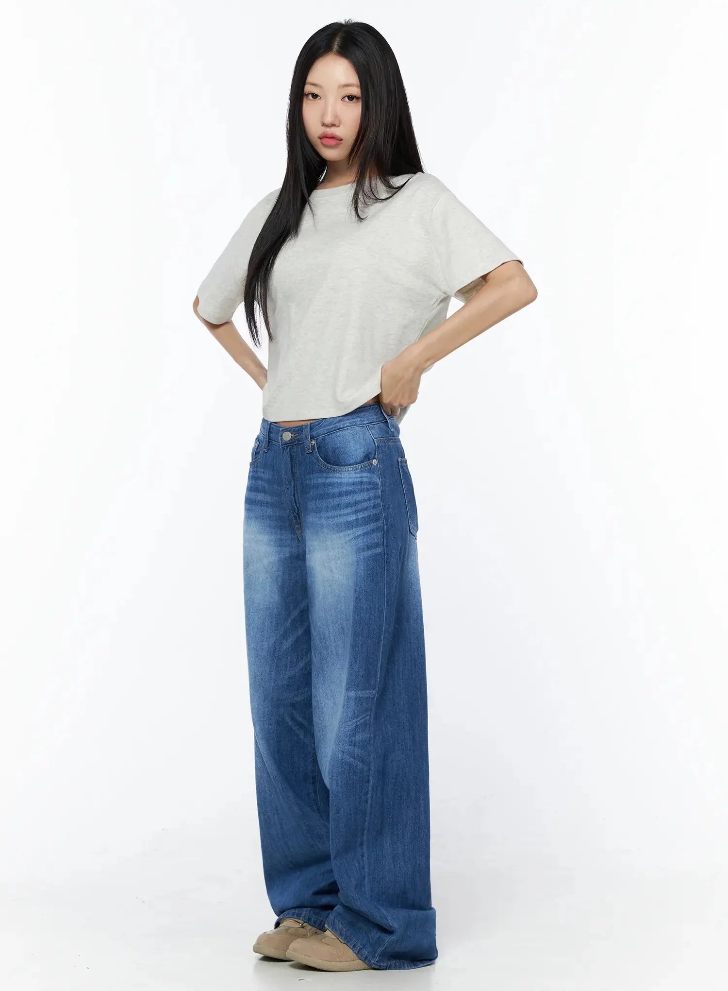 Trisha Long Baggy Jeans IL531