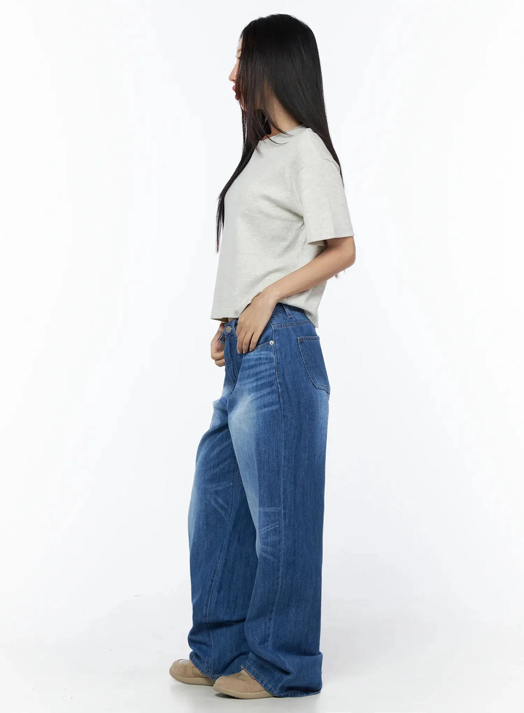 Trisha Long Baggy Jeans IL531
