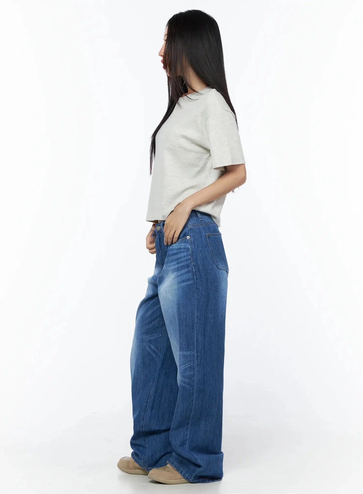 Trisha Long Baggy Jeans IL531