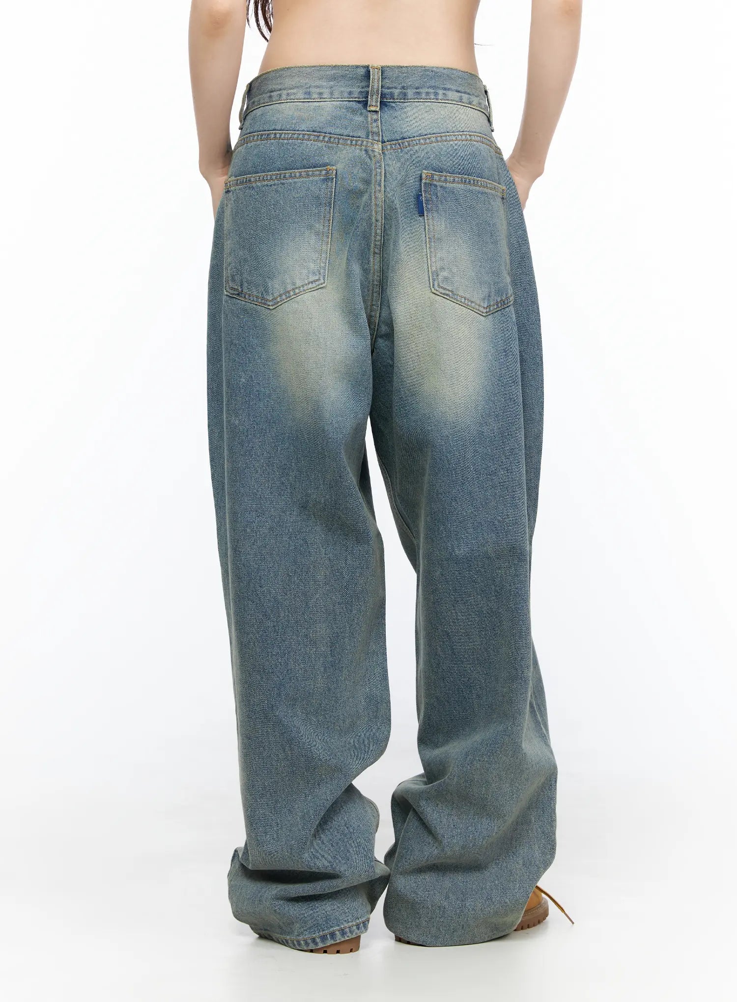 Vexi Washed Baggy Jeans CL523