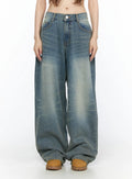 Vexi Washed Baggy Jeans CL523