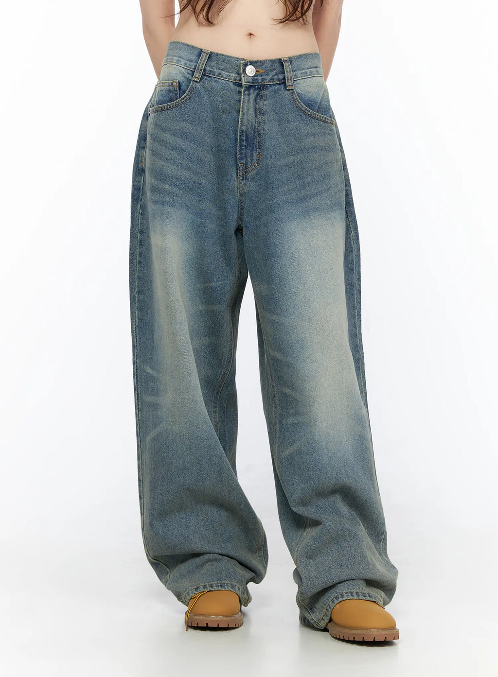 Vexi Washed Baggy Jeans CL523