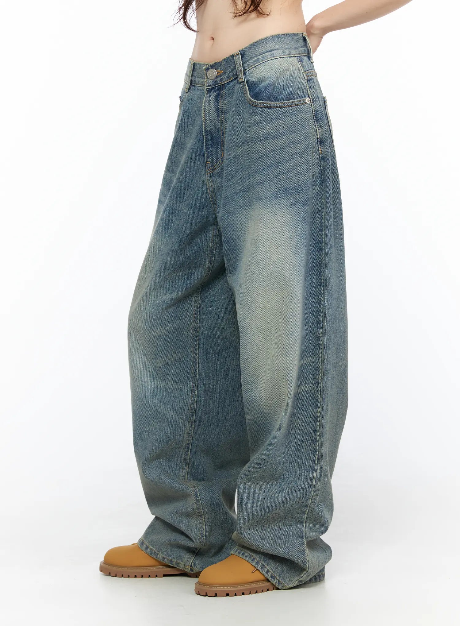 Vexi Washed Baggy Jeans CL523