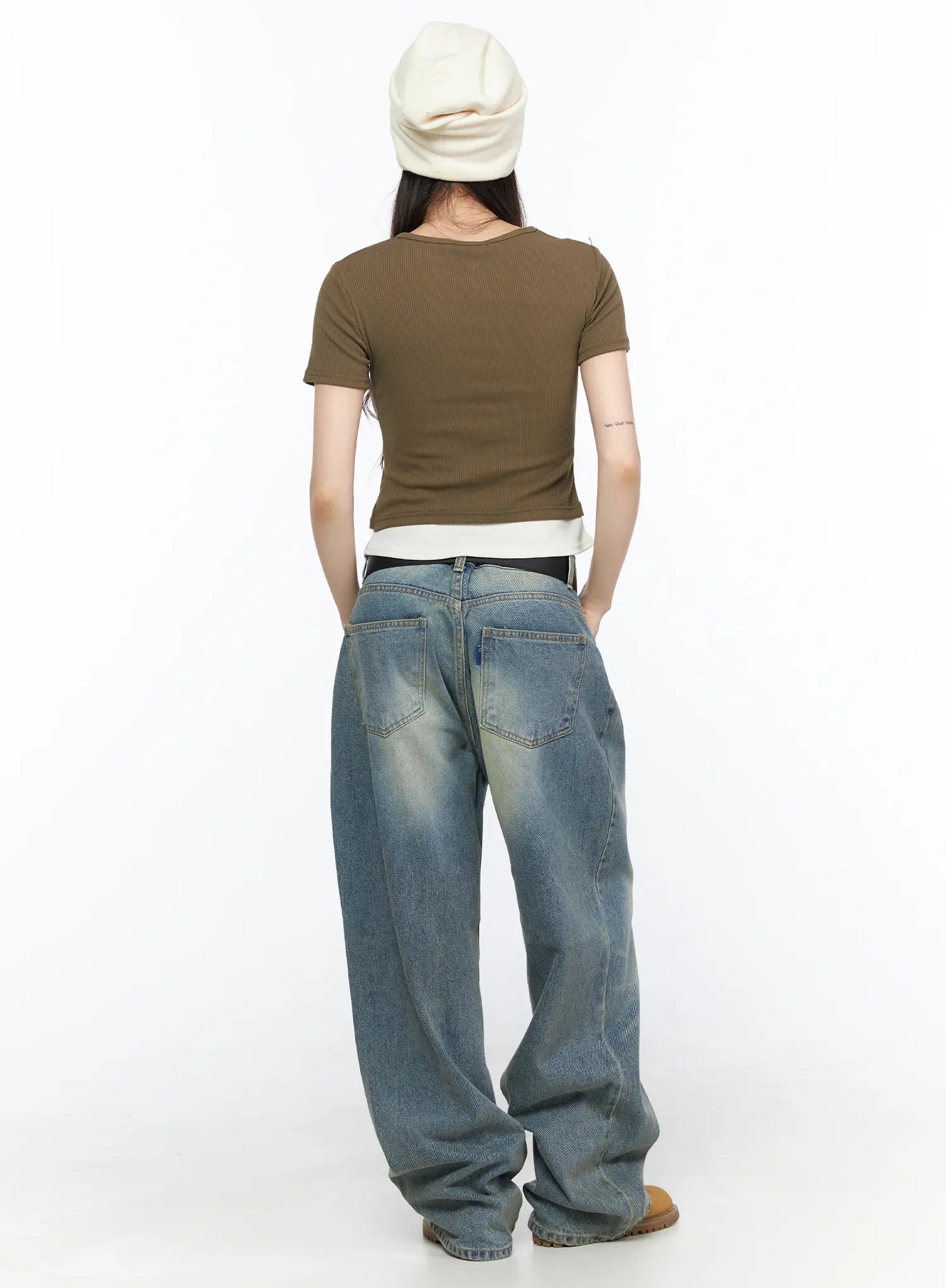 Vexi Washed Baggy Jeans CL523
