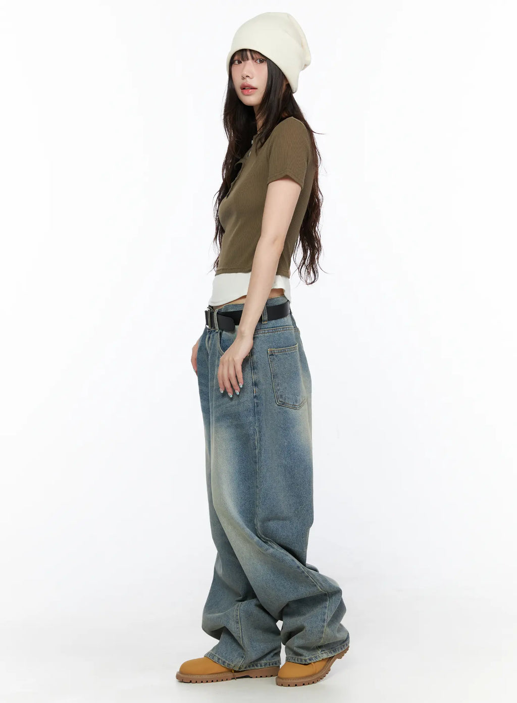 Vexi Washed Baggy Jeans CL523