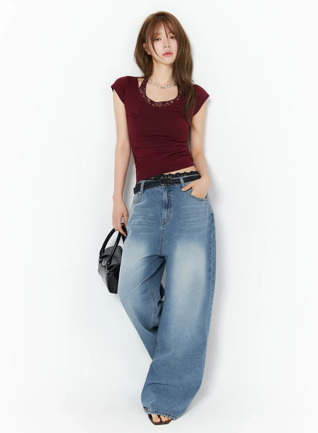 Veya Washed Baggy Jeans IU525
