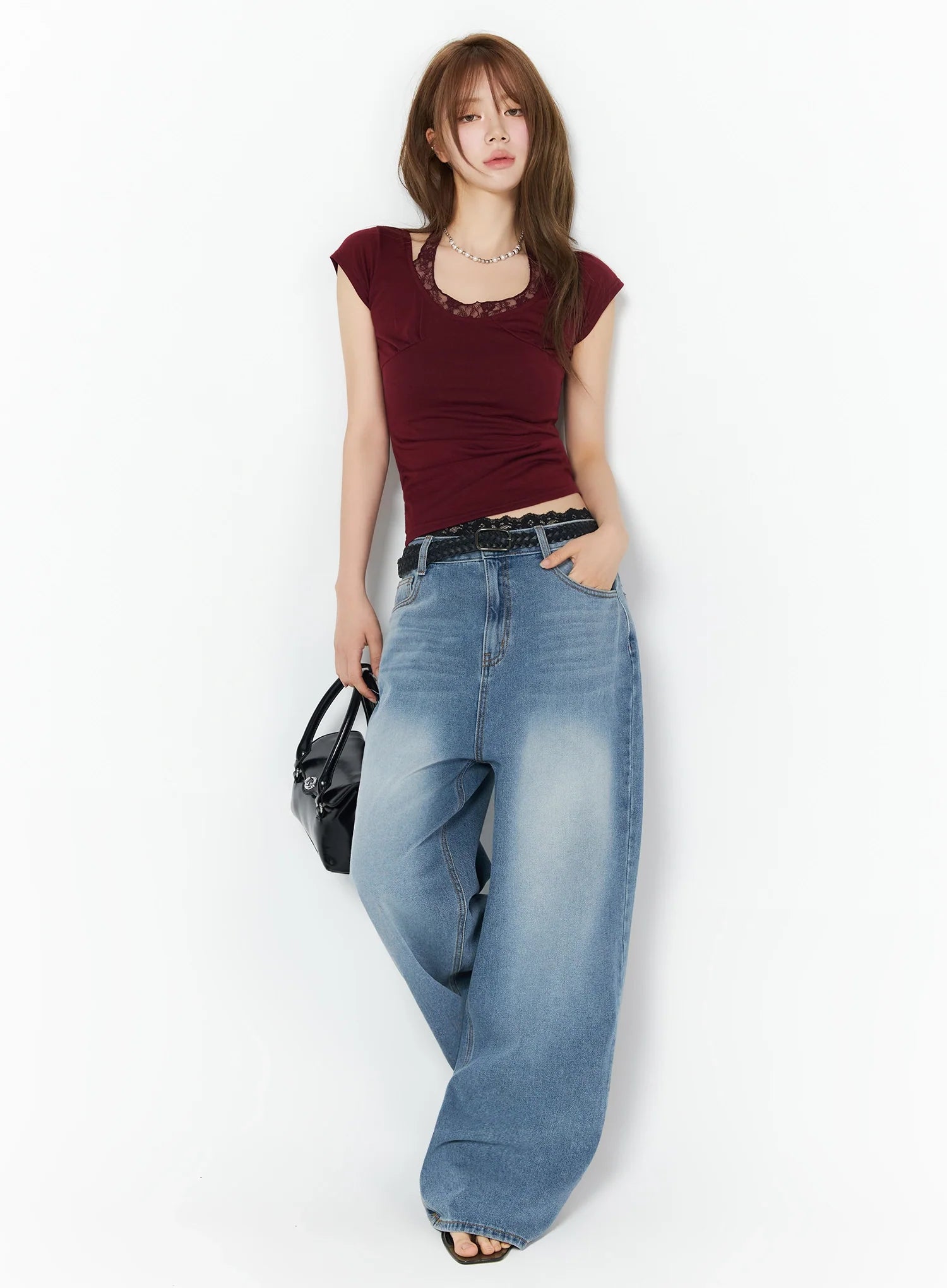 Veya Washed Baggy Jeans IU525