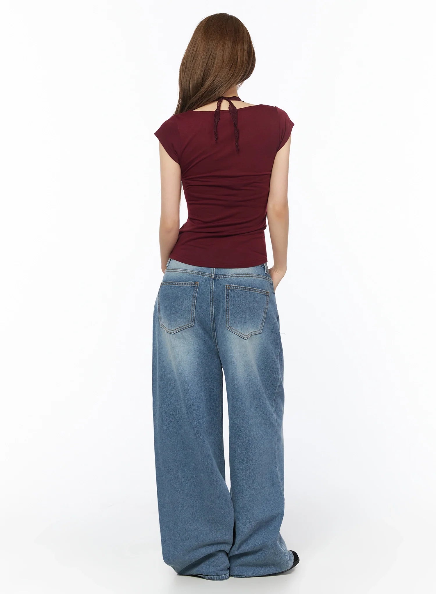 Veya Washed Baggy Jeans IU525