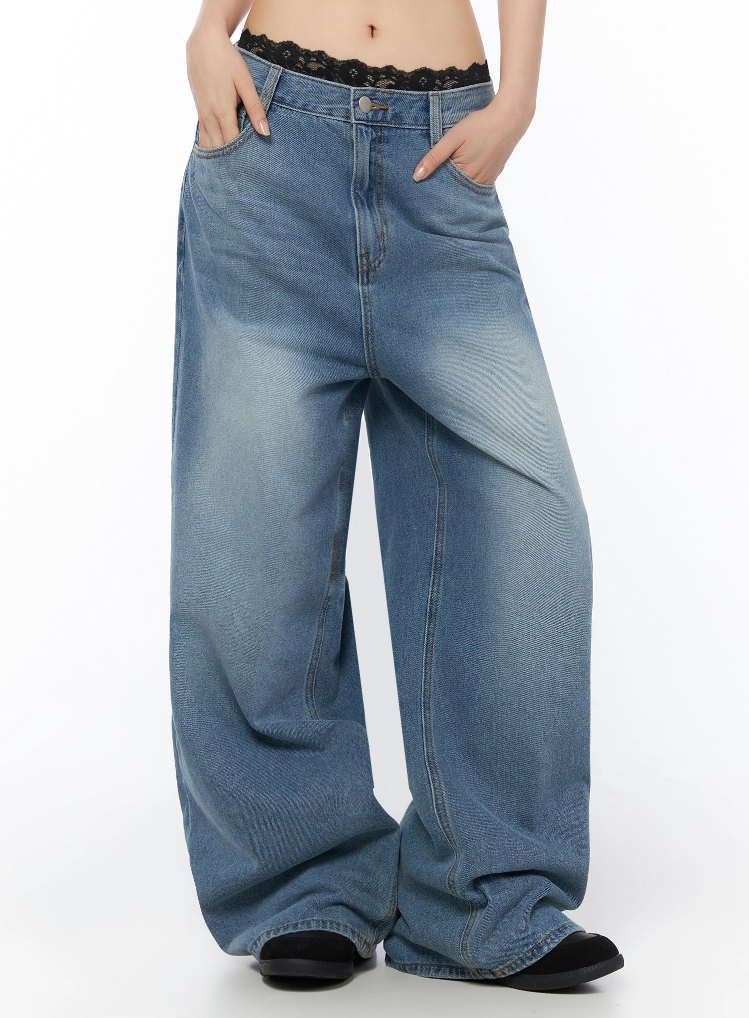 Veya Washed Baggy Jeans IU525