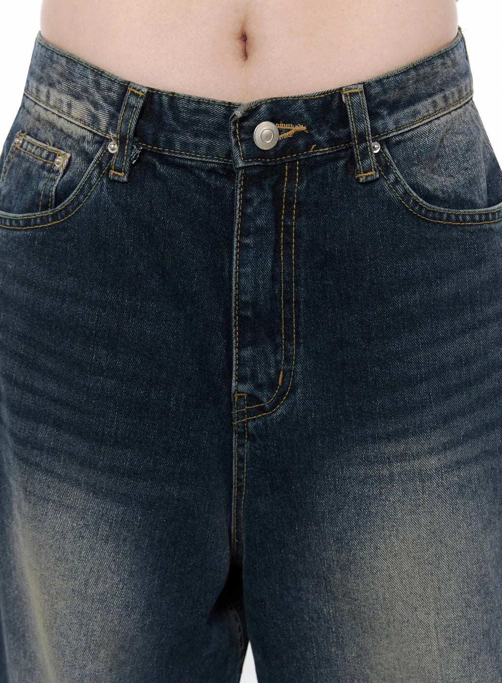 Zelie Dark Wash Wide-Leg Jeans IL506