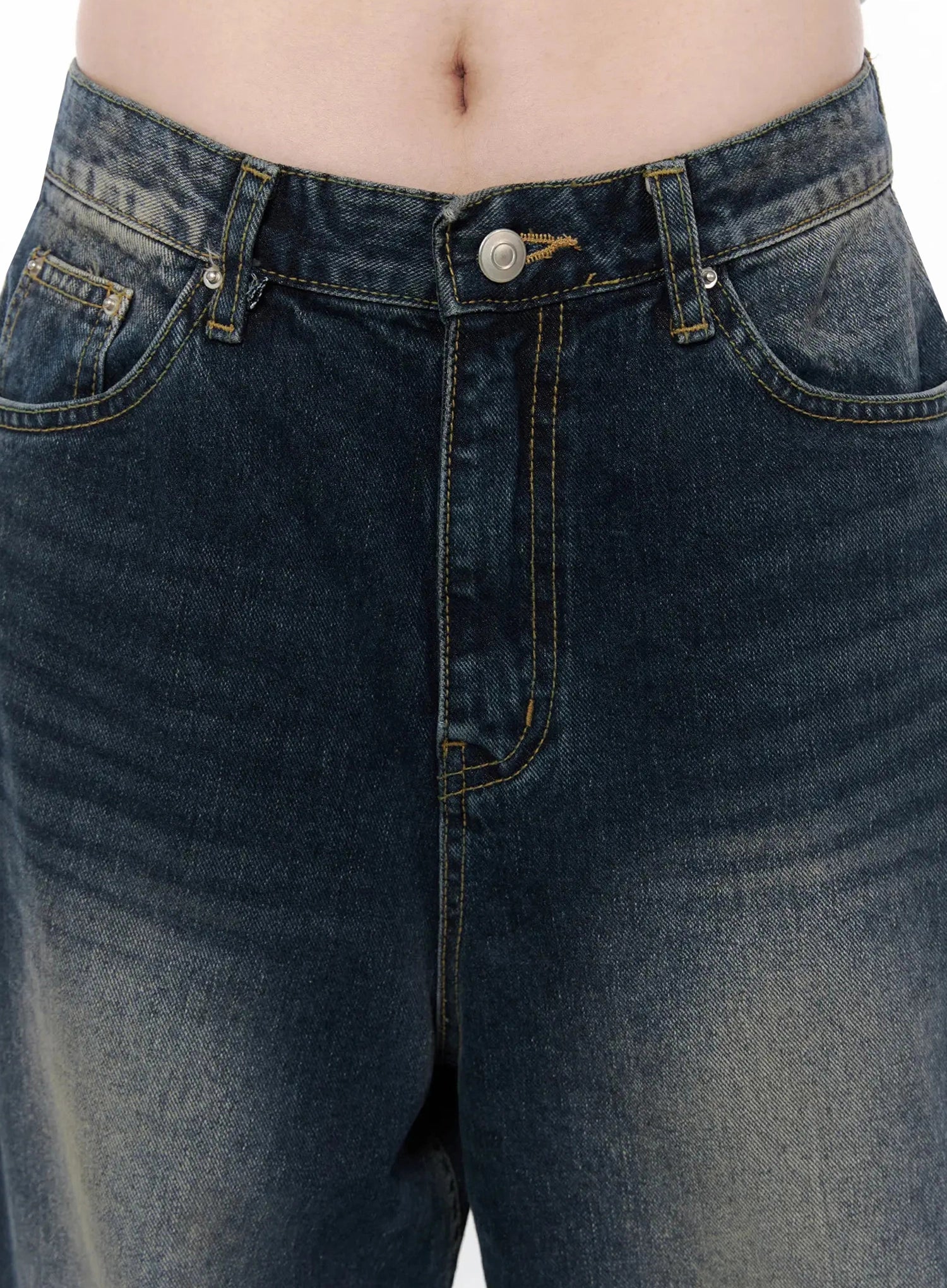 Zelie Dark Wash Wide-Leg Jeans IL506