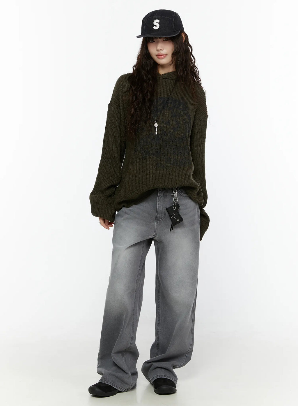 Zina Washed Wide Leg Jeans CG511
