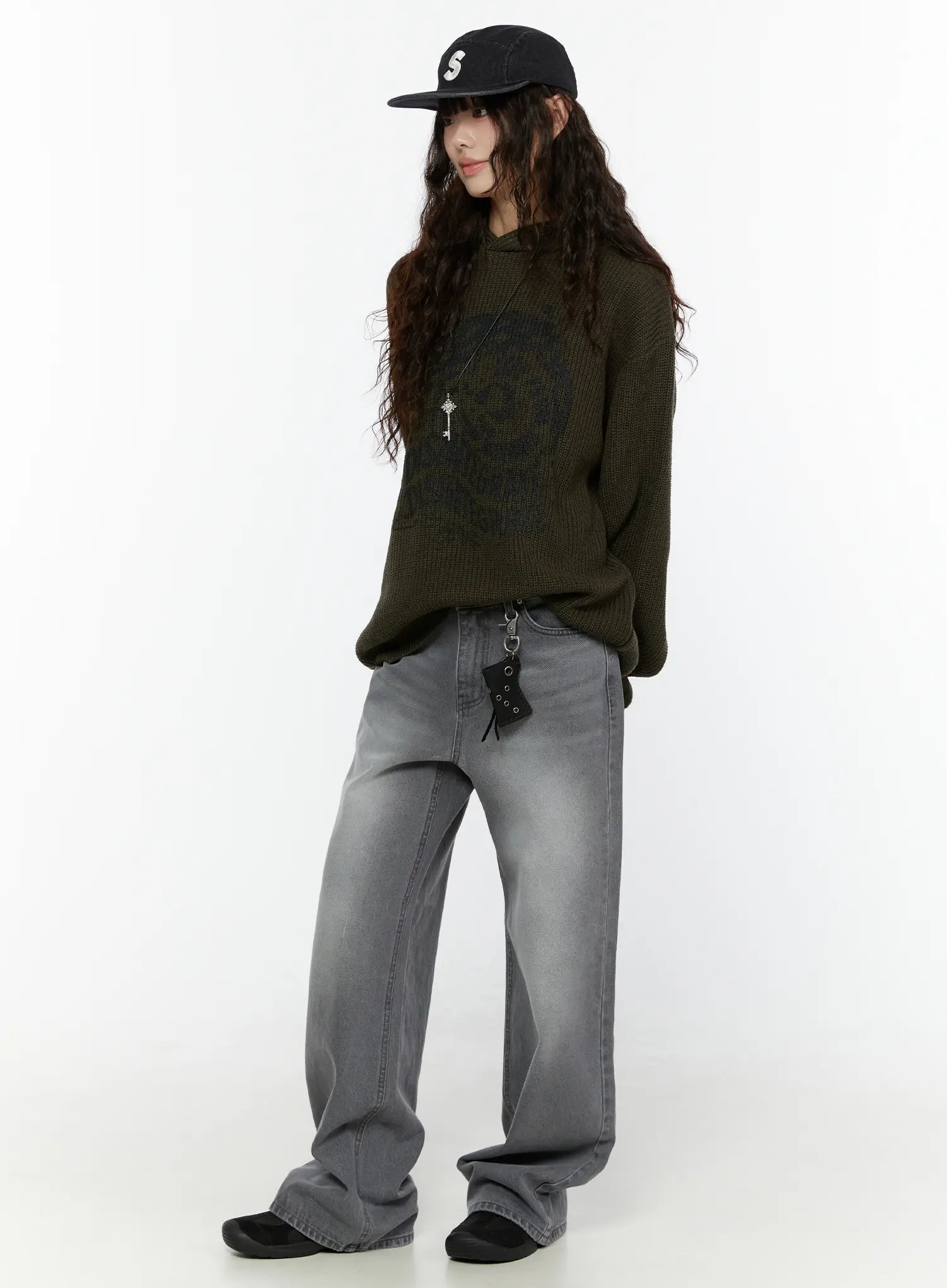 Zina Washed Wide Leg Jeans CG511
