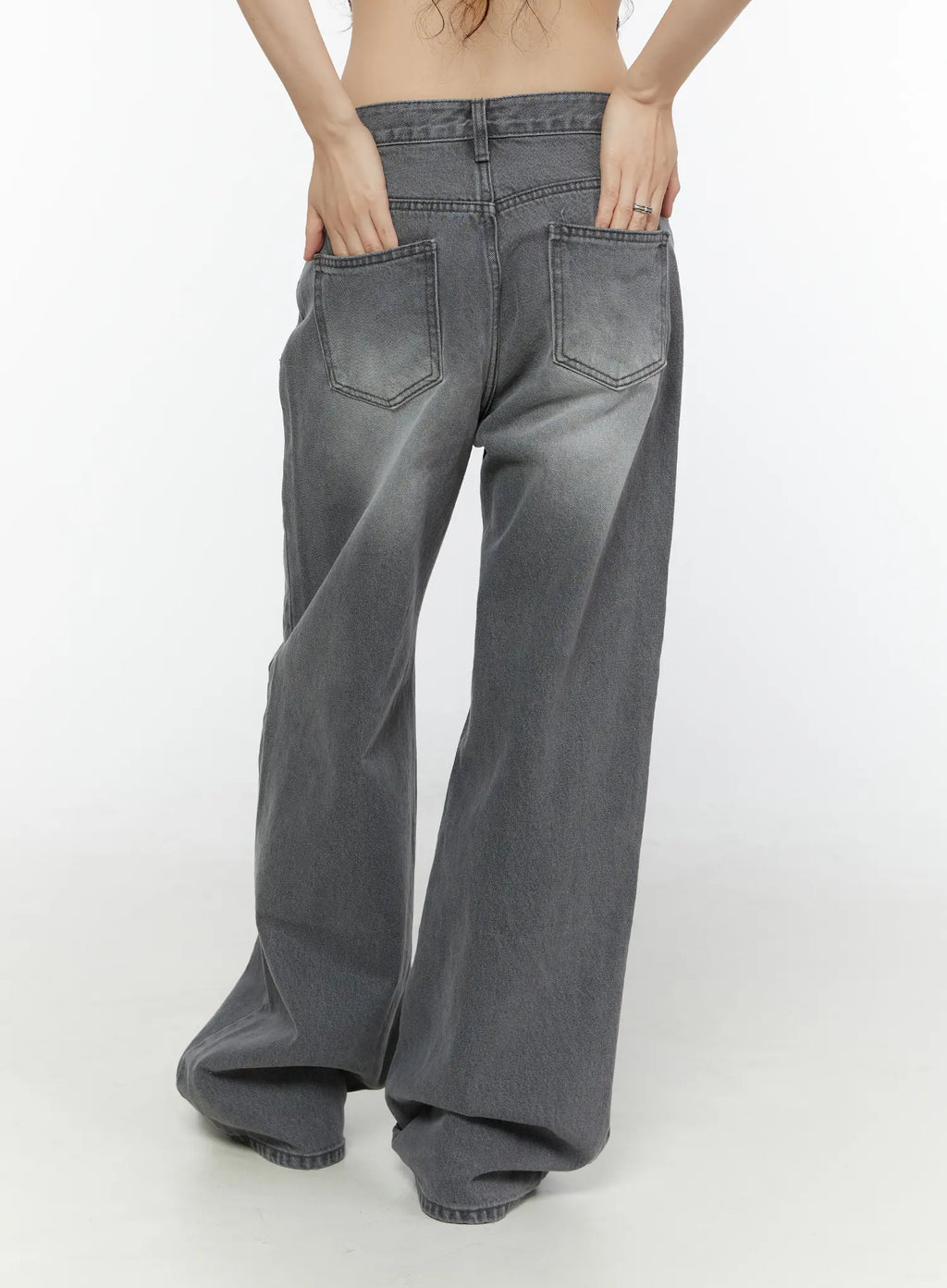 Zina Washed Wide Leg Jeans CG511
