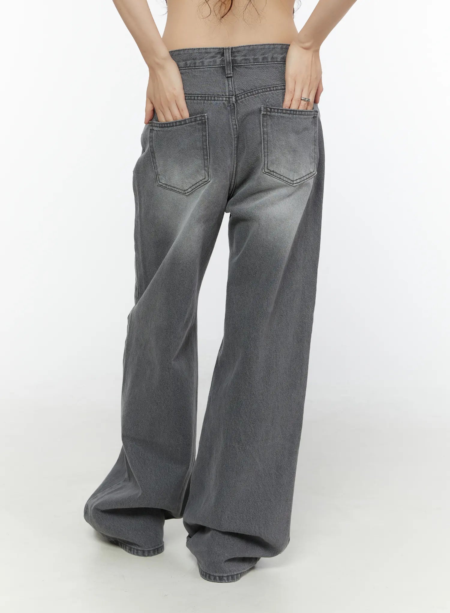 Zina Washed Wide Leg Jeans CG511