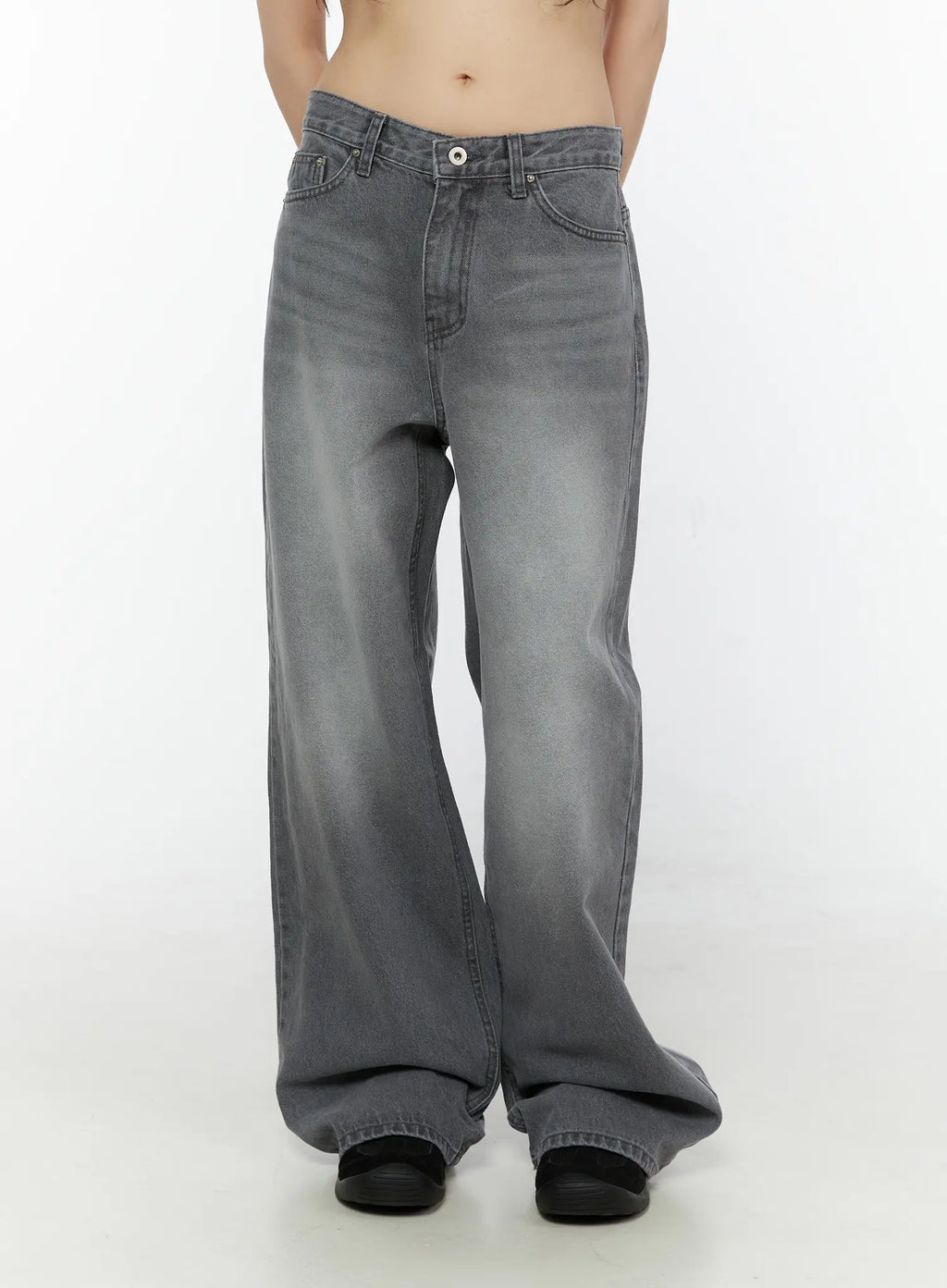 Zina Washed Wide Leg Jeans CG511
