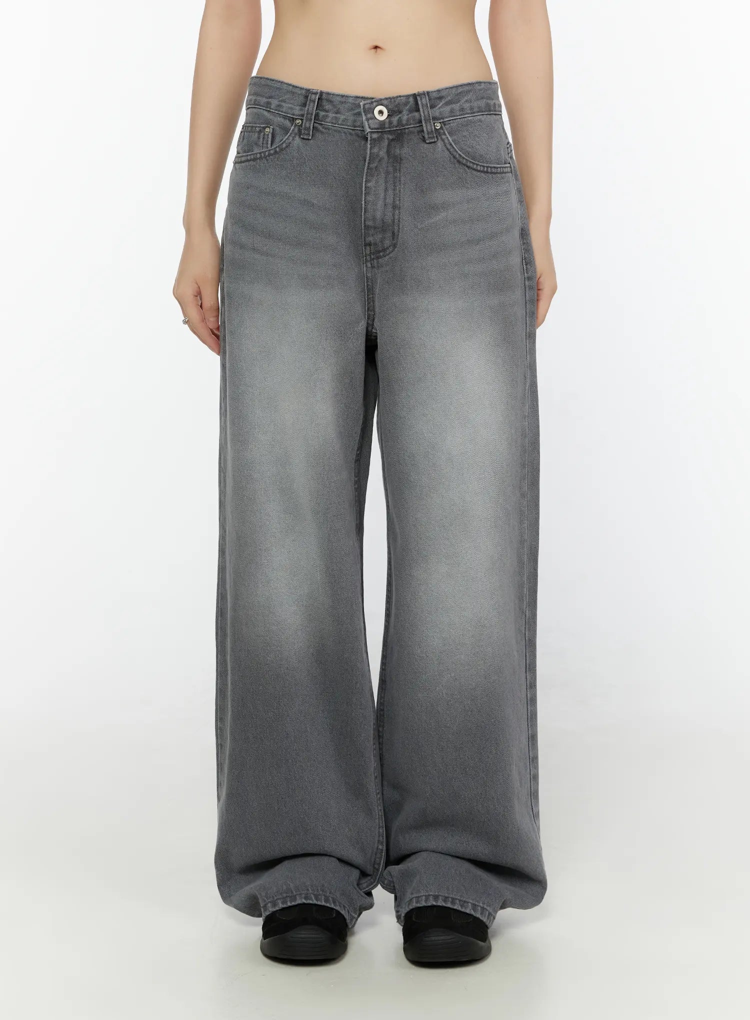 Zina Washed Wide Leg Jeans CG511