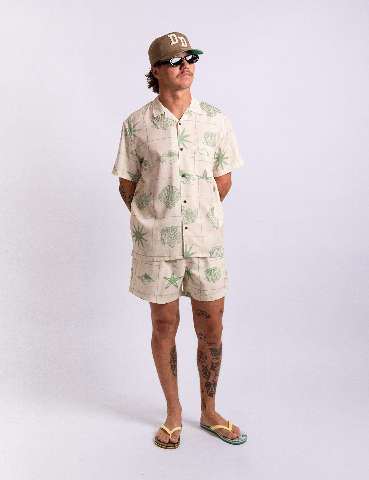 Duvin Salty Swim Short - Antique